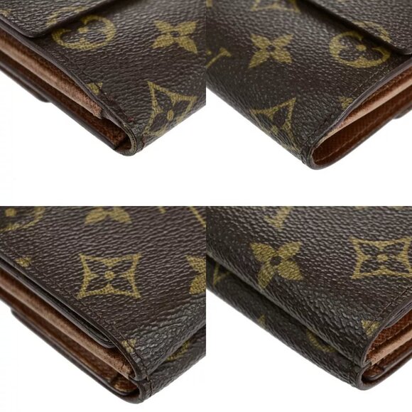 LOUIS VUITTON Porte Monnaie Billet Carte Credit Wallet Monogram M61652 66SJ045 - Picture 7 of 16